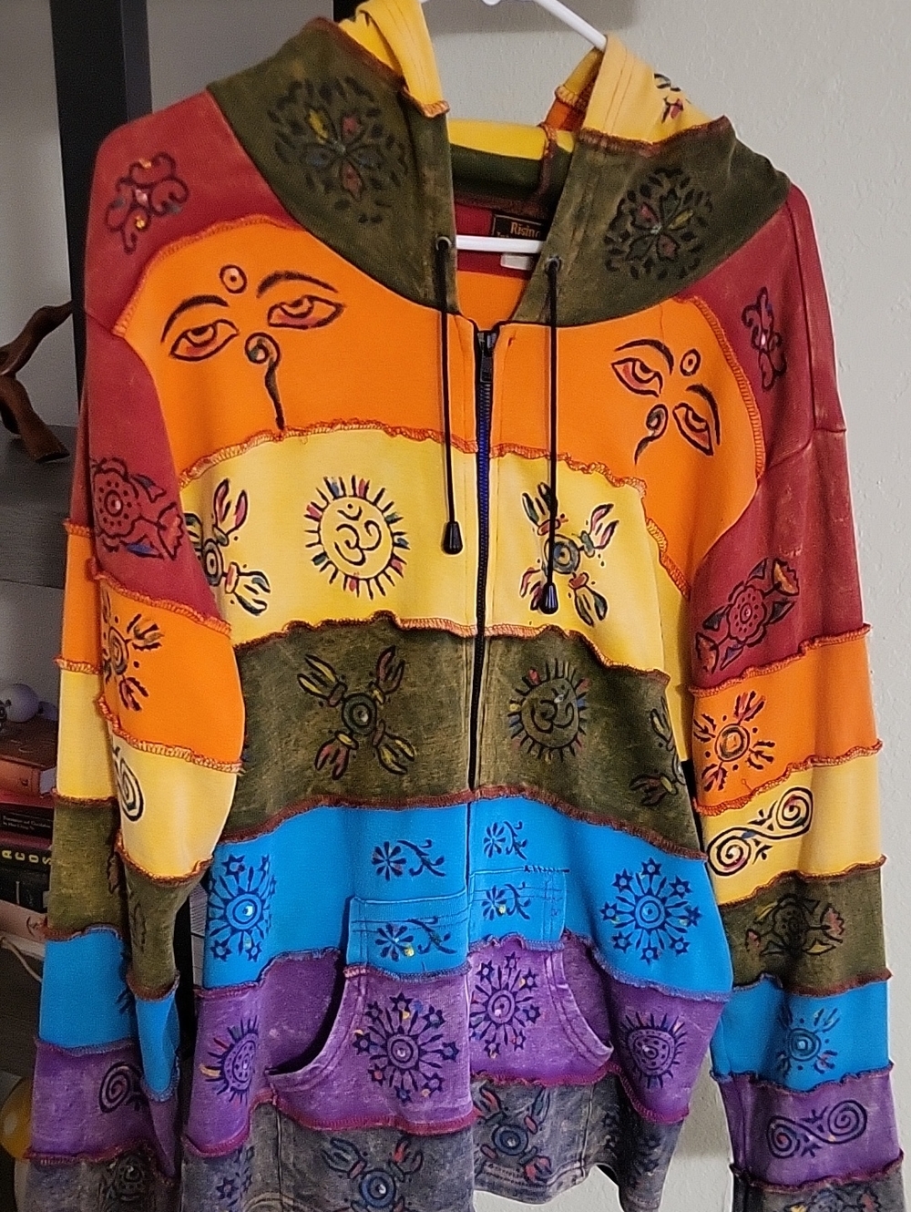 Bohemian Nepalese Vintage Hoodie